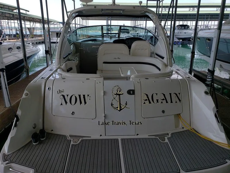 Slide: The Image of 2008 Sea Ray 38 Sundancer docked at Lake Travis, Texas. - 46