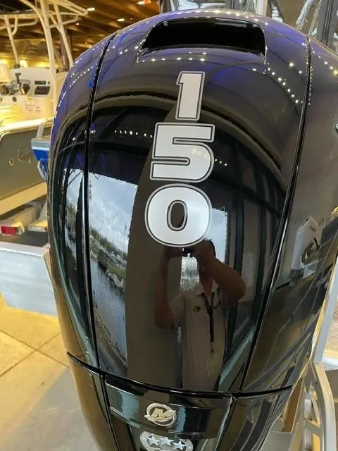 Slide: The Image of 2024 Spartan 185 Astoria outboard motor, 150 horsepower, black finish. - 4