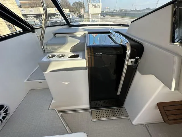 Slide: The Image of 2023 Regal 36 Grande Coupe interior with sleek design and modern amenities. - 49