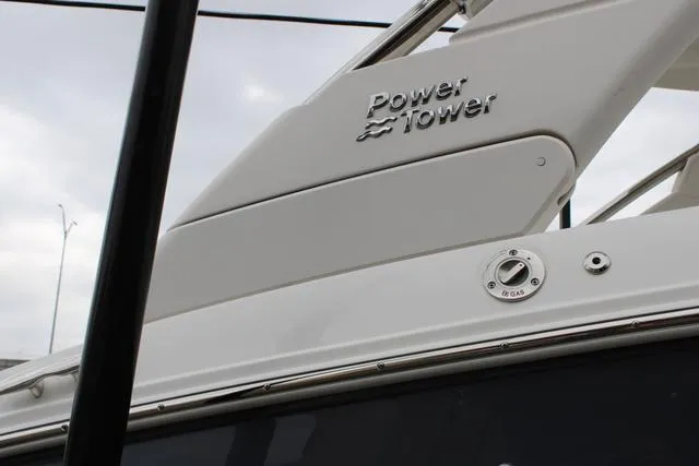 Slide: The Image of 2024 Regal LS6 Surf boat with Power Tower feature. - 6