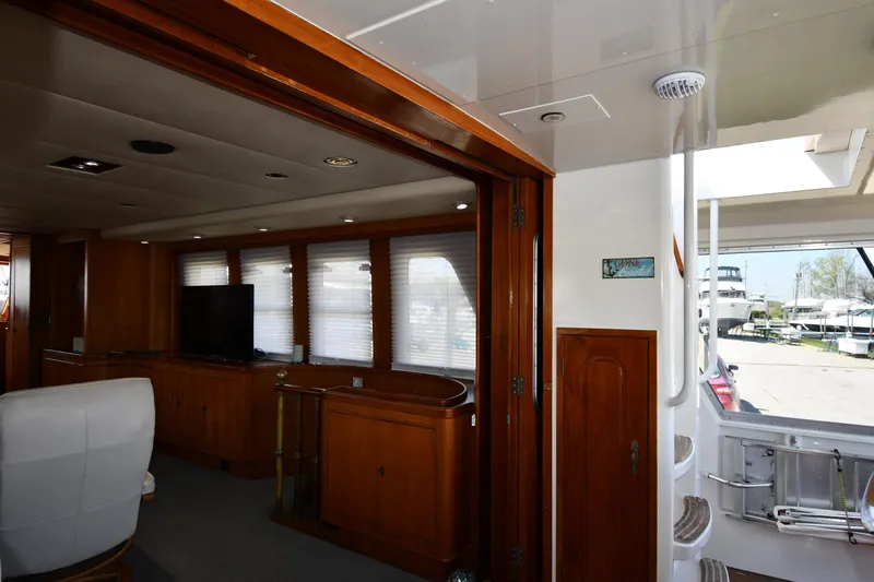 Slide: The Image of Lowland 64 Pilot House Long Range Motor Yacht 1986 - 100