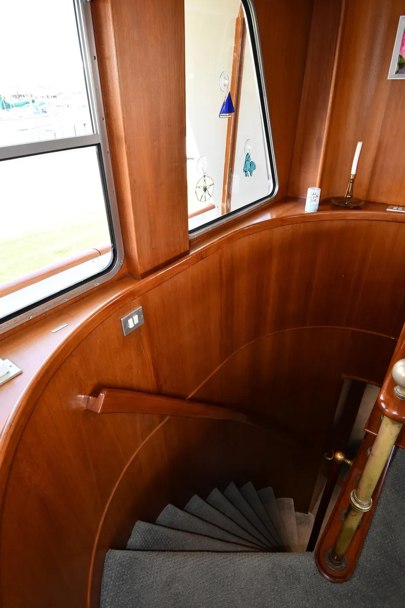 Slide: The Image of Lowland 64 Pilot House Long Range Motor Yacht 1986 - 135