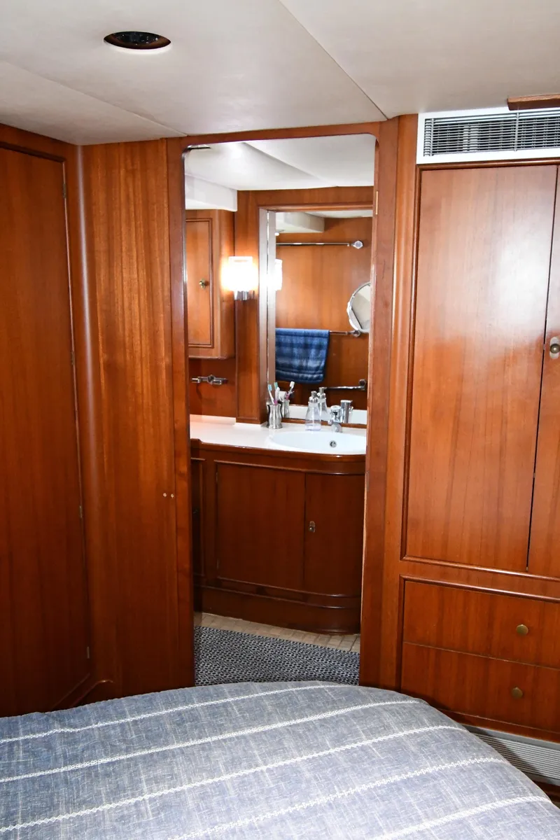 Slide: The Image of Lowland 64 Pilot House Long Range Motor Yacht 1986 - 145
