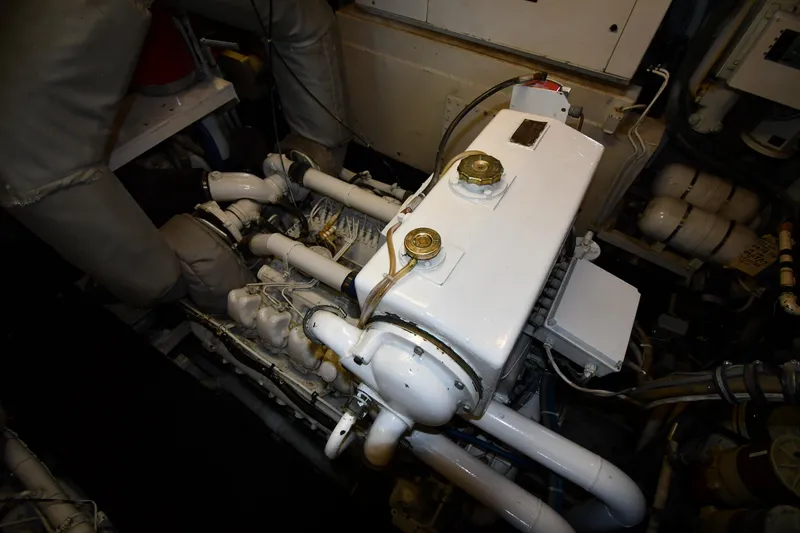 Slide: The Image of Lowland 64 Pilot House Long Range Motor Yacht 1986 - 158