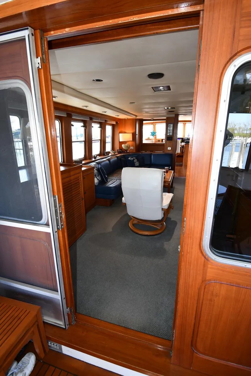 Slide: The Image of Lowland 64 Pilot House Long Range Motor Yacht 1986 - 183