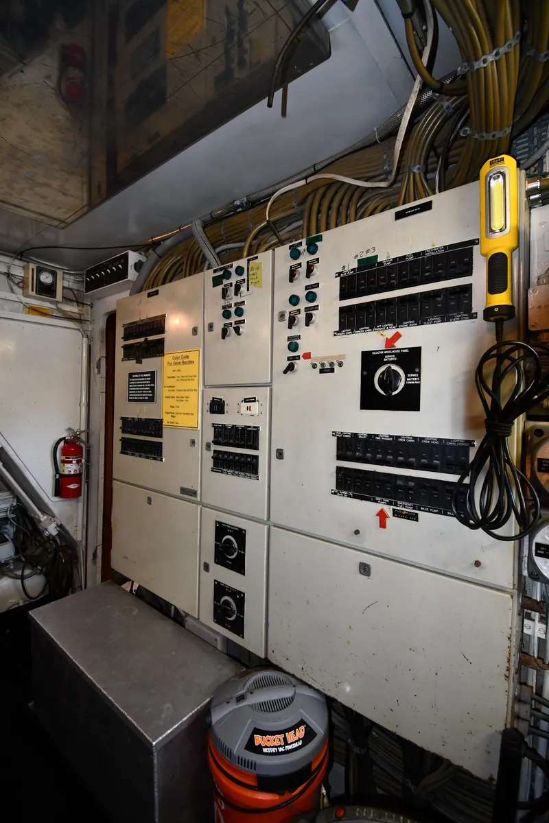 Slide: The Image of Lowland 64 Pilot House Long Range Motor Yacht 1986 - 186