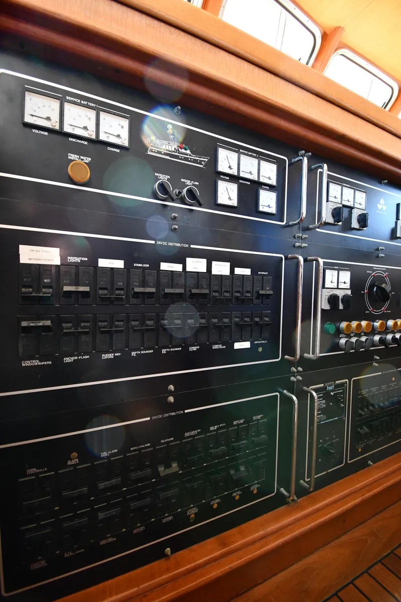 Slide: The Image of Lowland 64 Pilot House Long Range Motor Yacht 1986 - 195