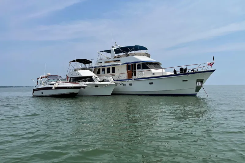Slide: The Image of Lowland 64 Pilot House Long Range Motor Yacht 1986 - 206