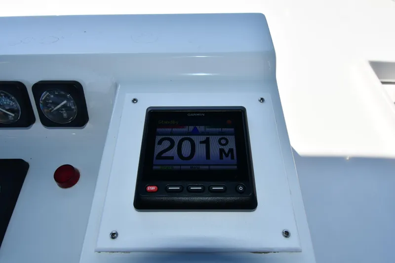 Slide: The Image of Garmin navigation display on 1986 Lowland 64 Pilot House Long Range Motor Yacht. - 41