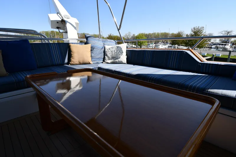Slide: The Image of Lowland 64 Pilot House Long Range Motor Yacht 1986 - 64