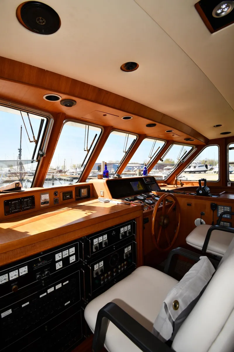 Slide: The Image of Lowland 64 Pilot House Long Range Motor Yacht 1986 - 67