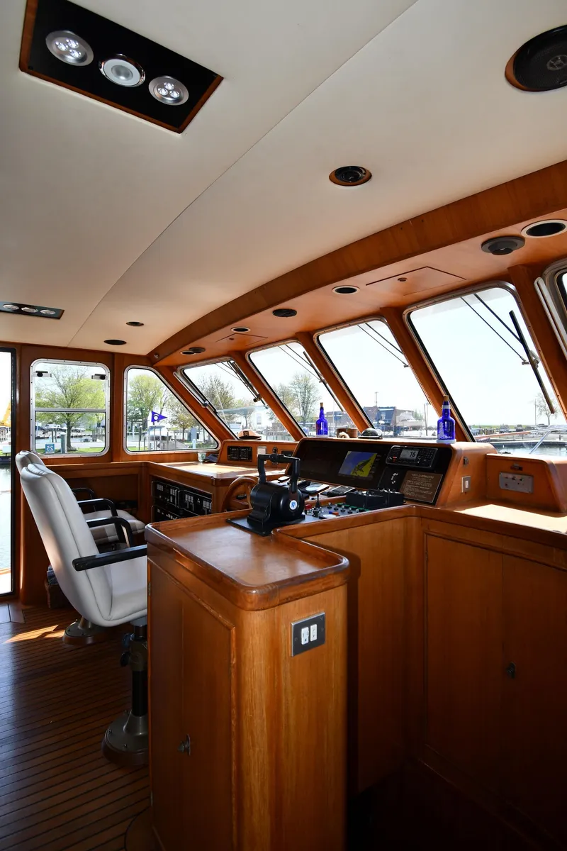 Slide: The Image of Lowland 64 Pilot House Long Range Motor Yacht 1986 - 70