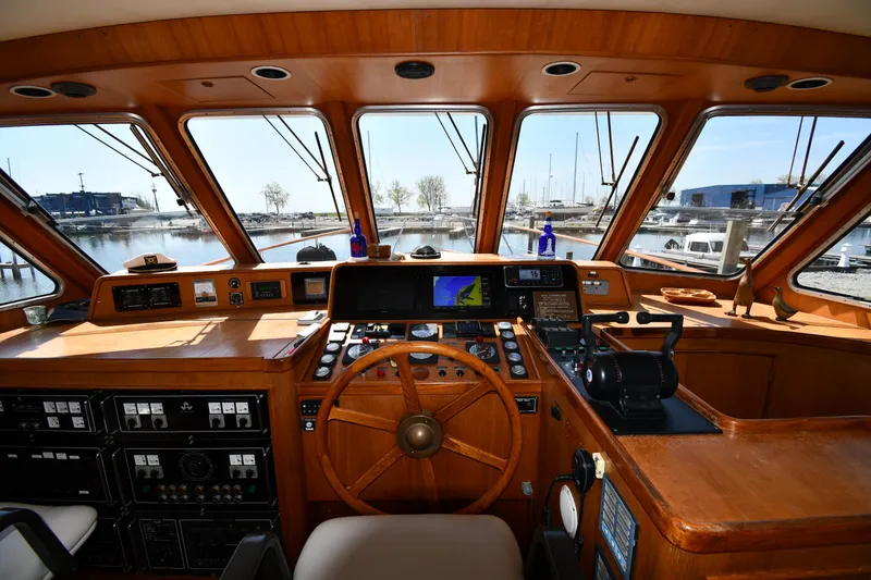 Slide: The Image of Lowland 64 Pilot House Long Range Motor Yacht 1986 - 71