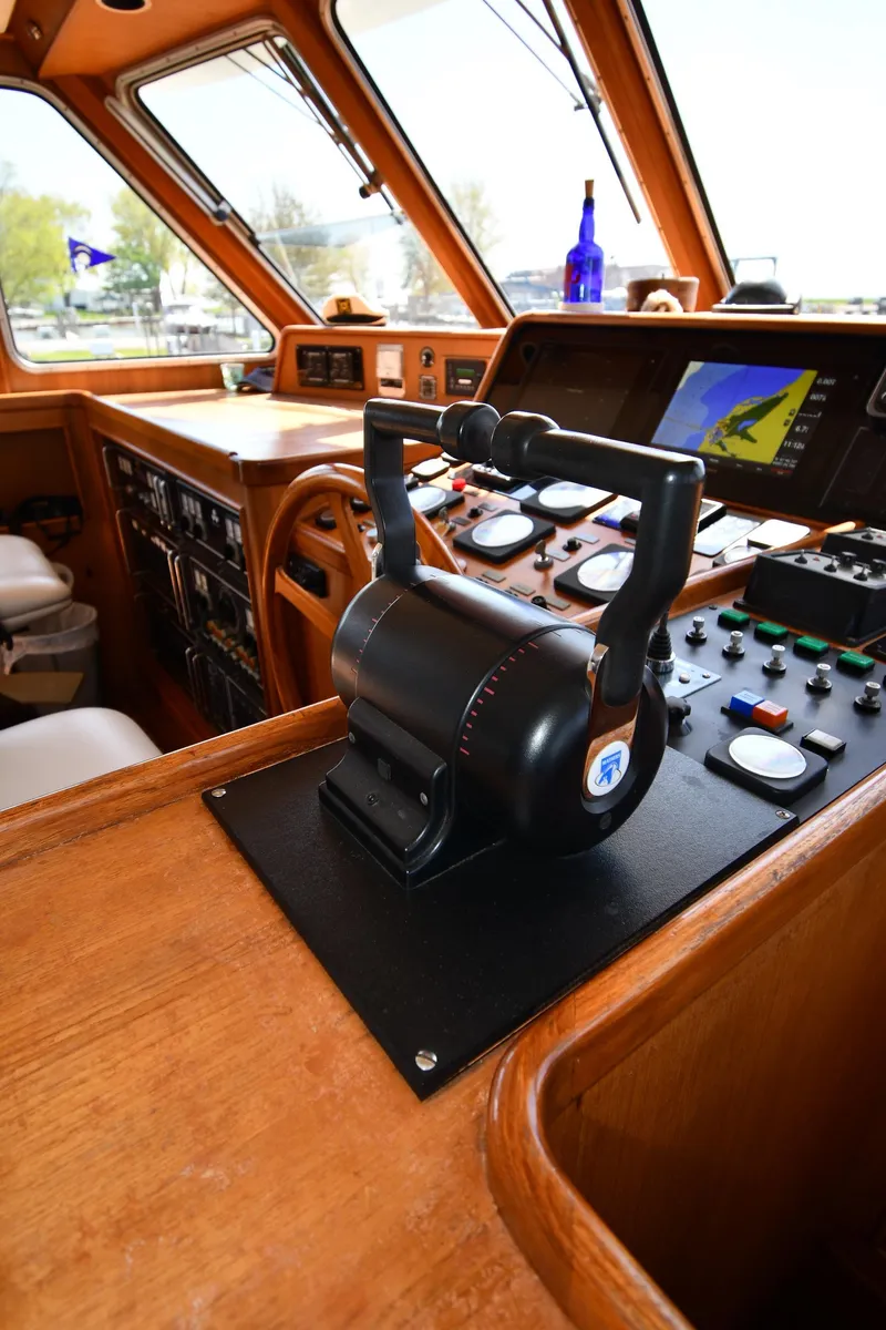 Slide: The Image of Lowland 64 Pilot House Long Range Motor Yacht 1986 - 81