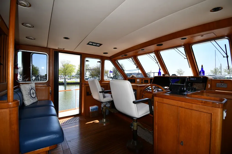 Slide: The Image of Lowland 64 Pilot House Long Range Motor Yacht 1986 - 84