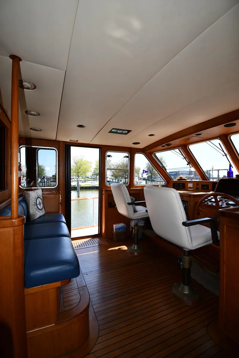 Slide: The Image of Lowland 64 Pilot House Long Range Motor Yacht 1986 - 85