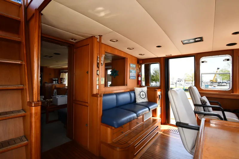 Slide: The Image of Lowland 64 Pilot House Long Range Motor Yacht 1986 - 86