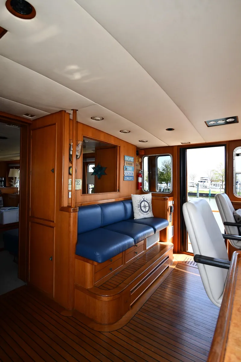 Slide: The Image of Lowland 64 Pilot House Long Range Motor Yacht 1986 - 87