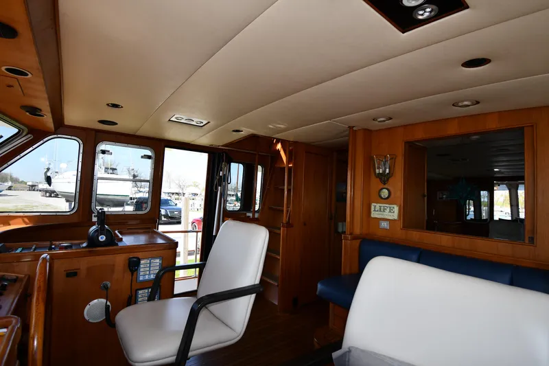 Slide: The Image of Lowland 64 Pilot House Long Range Motor Yacht 1986 - 88