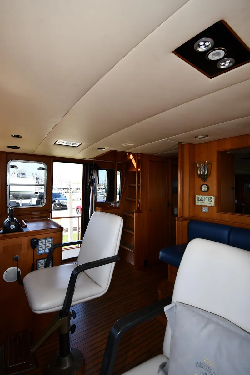 Slide: The Image of Lowland 64 Pilot House Long Range Motor Yacht 1986 - 89