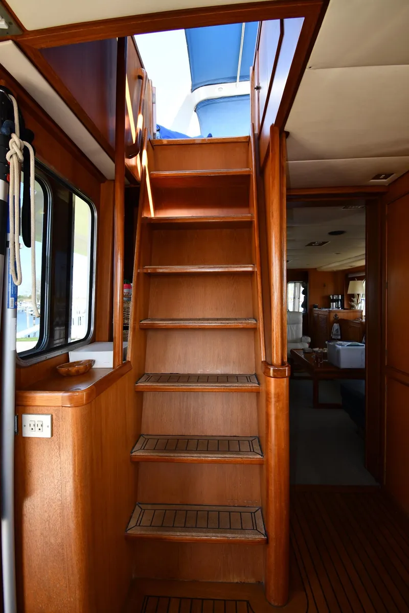 Slide: The Image of Lowland 64 Pilot House Long Range Motor Yacht 1986 - 90