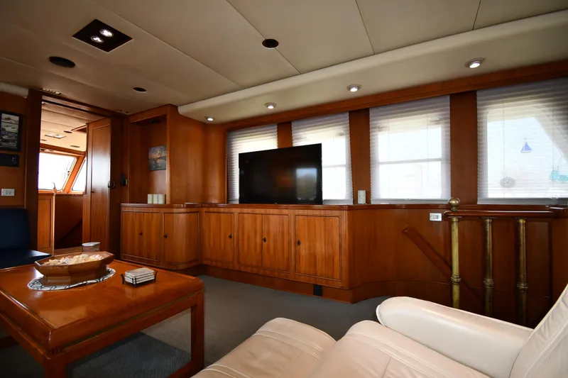 Slide: The Image of Lowland 64 Pilot House Long Range Motor Yacht 1986 - 92