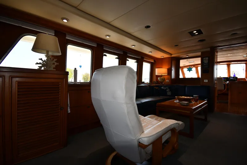 Slide: The Image of Lowland 64 Pilot House Long Range Motor Yacht 1986 - 94