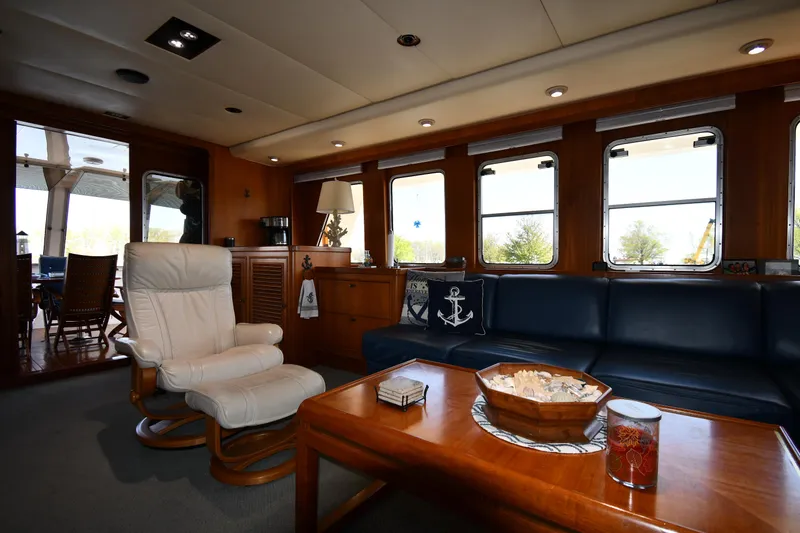 Slide: The Image of Lowland 64 Pilot House Long Range Motor Yacht 1986 - 96