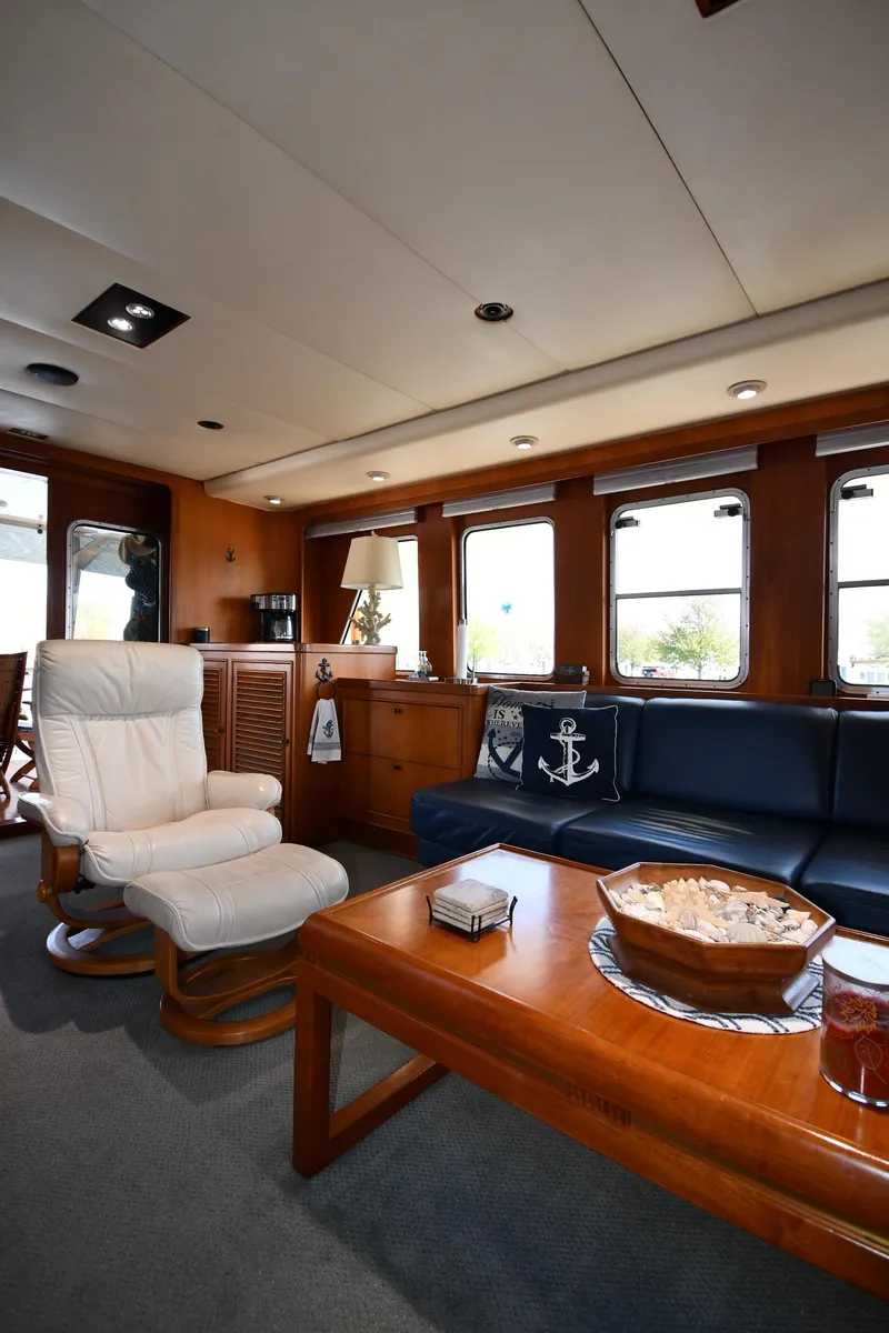 Slide: The Image of Lowland 64 Pilot House Long Range Motor Yacht 1986 - 97