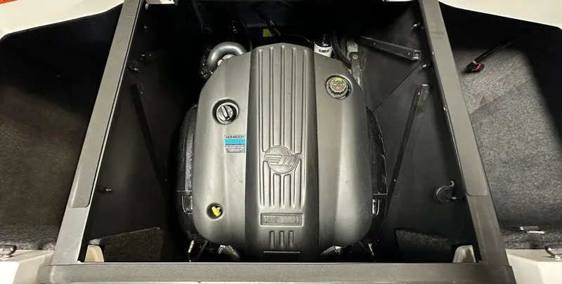 Slide: The Image of 2024 Axis T250 engine compartment showcasing a powerful, modern engine design. - 5