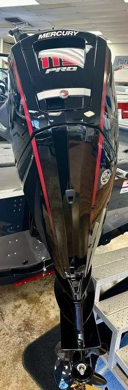 Slide: The Image of 2024 Lund 1775 Impact XS Sport with Mercury 115 Pro XS outboard motor. - 8