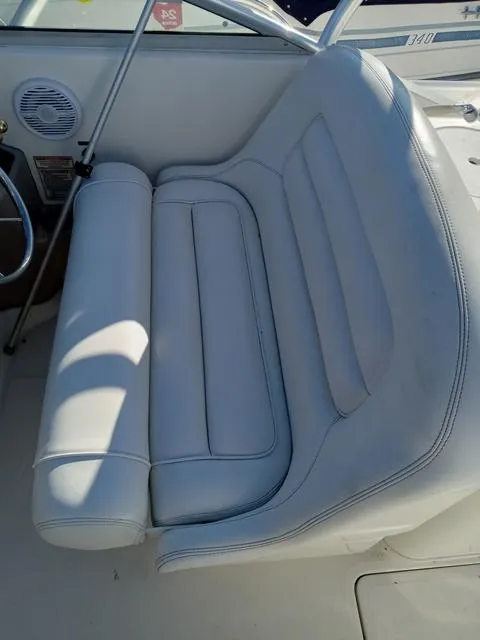 Slide: The Image of 2001 Sea Ray 290 Amberjack boat interior seating. - 5