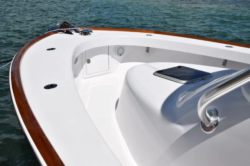 Slide: The Image of Optional teak toe rail, full walk-around - 23