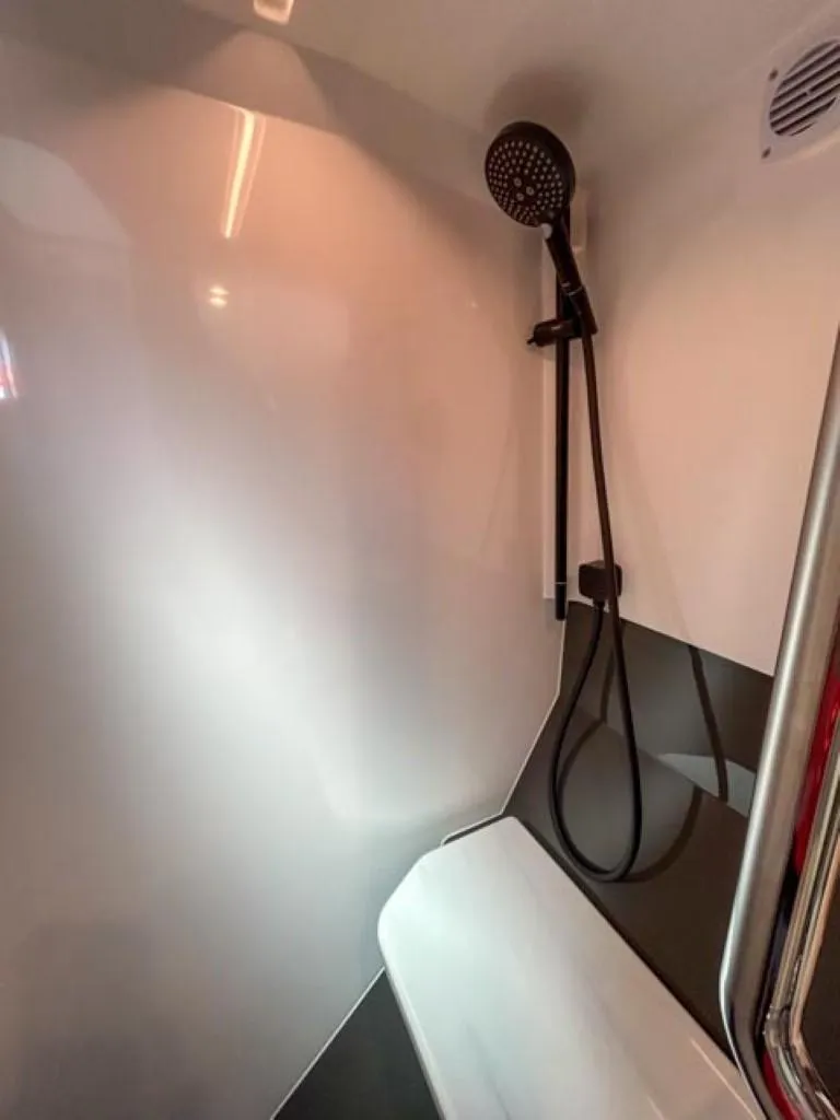 Slide: The Image of Modern shower area in 2024 Windy 40 Camira SX boat. - 16