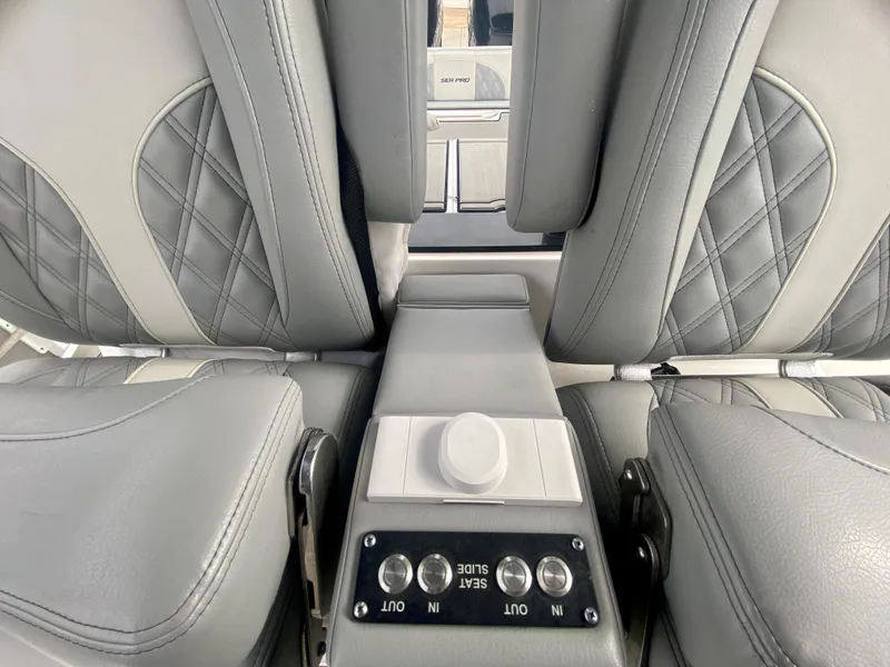 Slide: The Image of 2022 Sea Pro 320 DXL boat seats with control panel. - 25