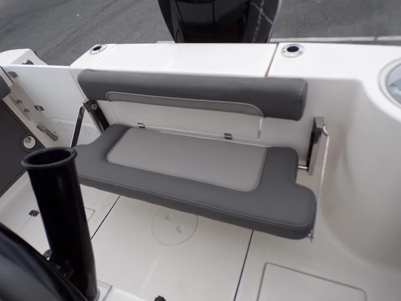 Slide: The Image of 2024 Sea Born SX 239 boat with foldable rear bench seat. - 16