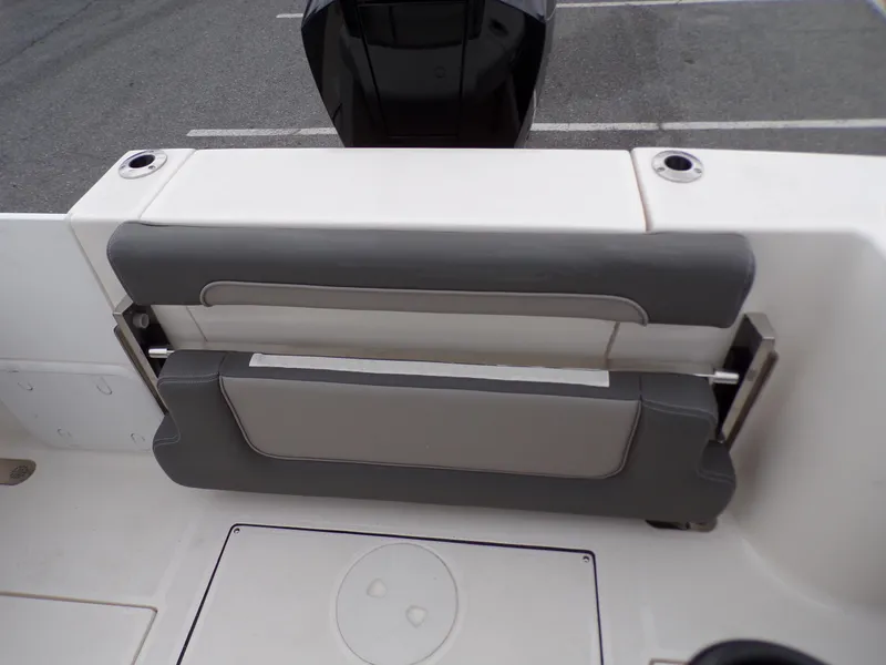 Slide: The Image of 2024 Sea Born SX 239 boat with foldable rear seat. - 17