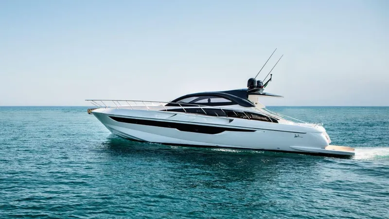 Slide: The Image of 2024 Rizzardi In Five luxury yacht cruising on open water. - 1