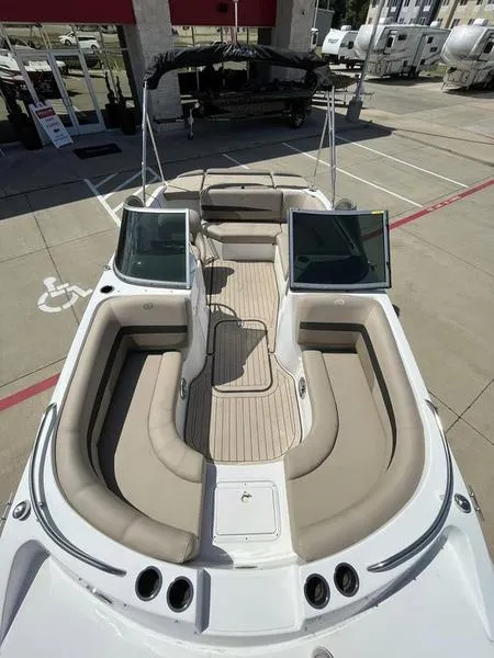 Slide: The Image of 2023 Hurricane SD187-IO boat with spacious seating and modern design. - 11