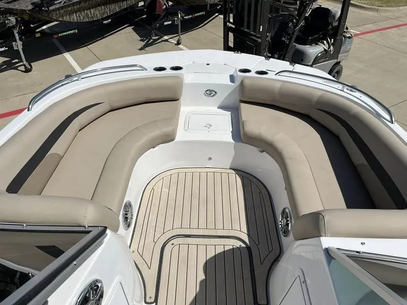 Slide: The Image of 2023 Hurricane SD187-IO boat with spacious seating and sleek design. - 15