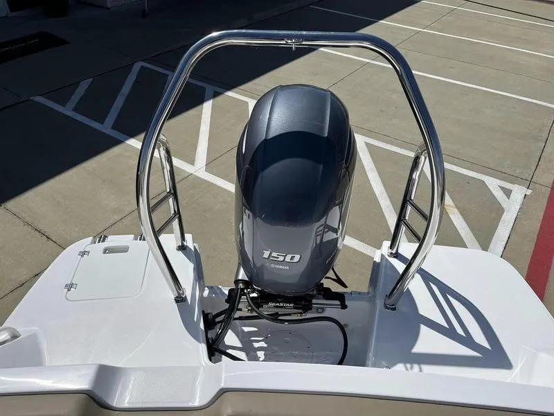 Slide: The Image of 2023 Hurricane SS205-OB boat with Yamaha 150 outboard motor. - 17