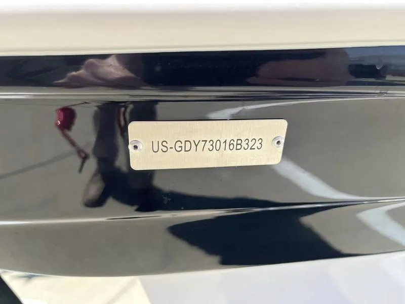 Slide: The Image of Hurricane SS205-OB 2023 boat identification plate with serial number US-GDY73016B323. - 20