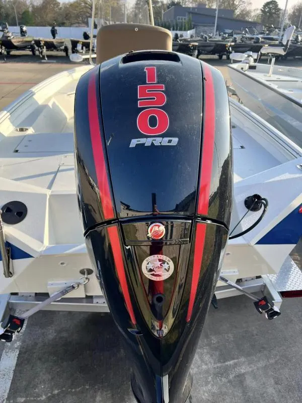 Slide: The Image of 2023 Excel Boats 203 Bay Pro with 150 Pro outboard motor. - 20