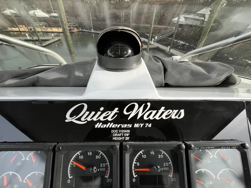 Slide: The Image of Hatteras 74 Sport Deck Motor Yacht 1999 - 129