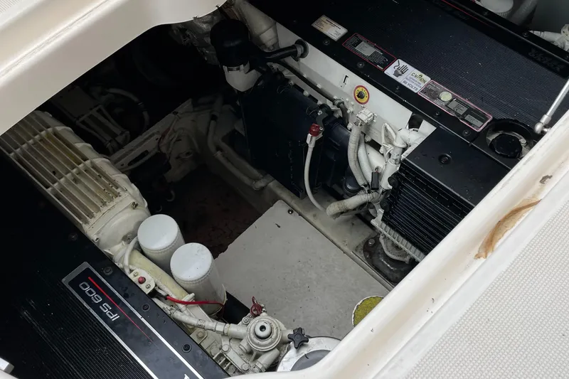 Slide: The Image of Engine compartment of a 2008 Tiara Yachts 4300 Sovran. - 6