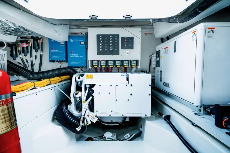 Slide: The Image of Tiara 48 LE Mechanical room 2 - 36