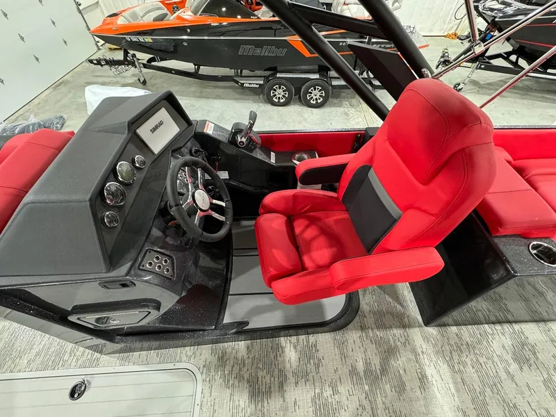 Slide: The Image of 2024 Crest Caribbean RS 230 SLRC with 300 V8 engine in showroom. - 21