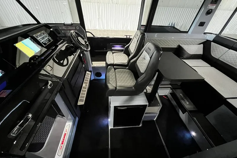 Slide: The Image of 2024 BRABUS Shadow 1000XC interior with luxury seating and modern dashboard design. - 12