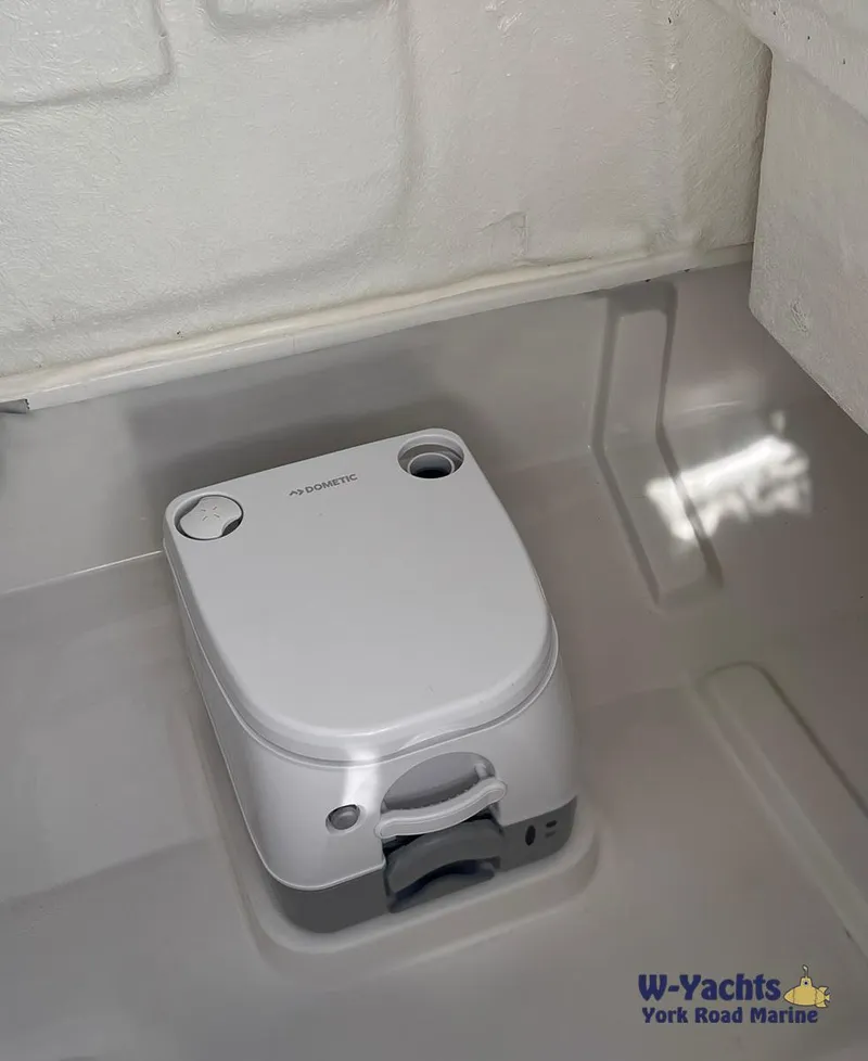 Slide: The Image of Portable toilet in 2023 Bayliner T24 boat, W-Yachts York Road Marine. - 22