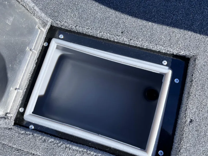 Slide: The Image of 2024 Tracker Pro Guide V-16 SC storage compartment. - 13